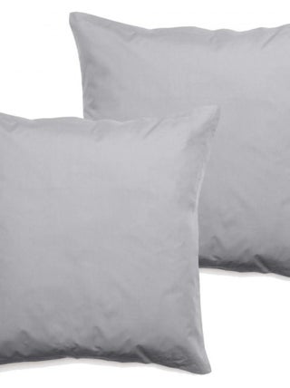 Lot de 2 taies d'oreiller percale pur coton peigné longues fibres 80 fils/cm² Vent du sud