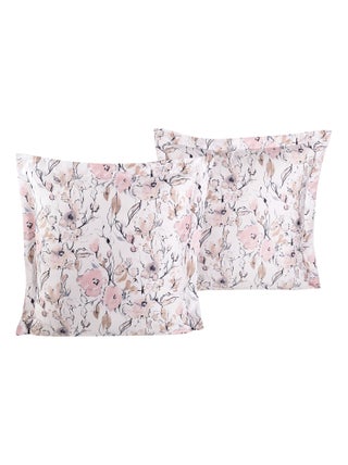 Lot de 2 Taies d'oreiller satin de coton