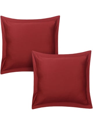 Lot de 2 taies d'oreiller satin de coton