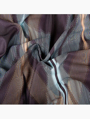 Lot de 2 Taies d'oreiller satin de coton imprimé La mer