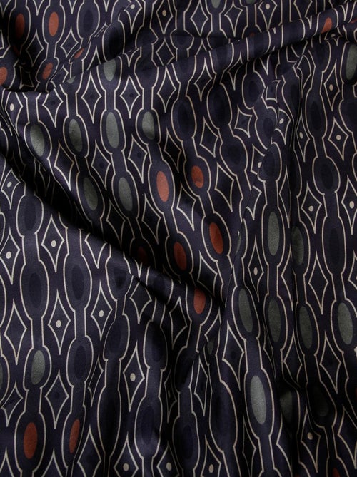 Lot de 2 Taies d'oreiller satin de coton imprimé Majeur - Kiabi