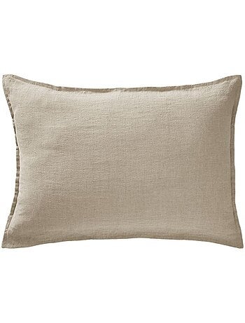 Lot de 2 taies d'oreiller "Soline" 60 x 60 cm & 50 x 70 cm "Lin lavé