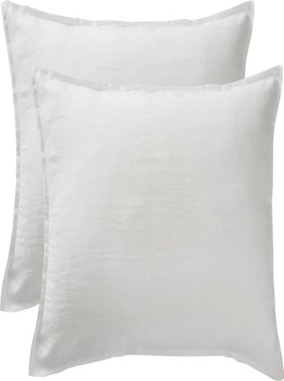 Lot de 2 taies d'oreiller "Soline" 60 x 60 cm & 50 x 70 cm "Lin lavé"