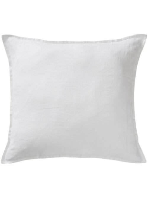 Lot de 2 taies d'oreiller "Soline" 60 x 60 cm & 50 x 70 cm "Lin lavé" - Kiabi Lot de 2 taies d'oreiller "Soline" 60 x 60 cm & 50 x 70 cm "Lin lavé" - Kiabi