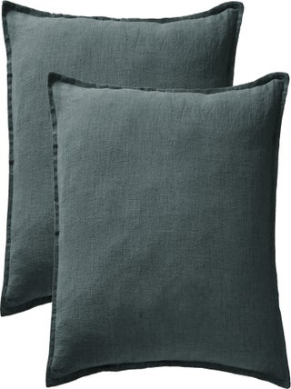 Lot de 2 taies d'oreiller "Soline" 60 x 60 cm & 50 x 70 cm "Lin lavé"