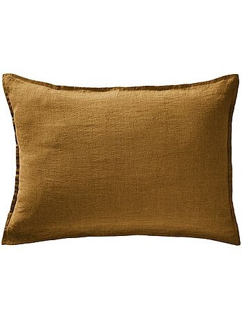 Lot de 2 taies d'oreiller "Soline" 60 x 60 cm & 50 x 70 cm "Lin lavé