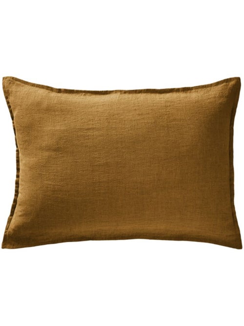 Lot de 2 taies d'oreiller "Soline" 60 x 60 cm & 50 x 70 cm "Lin lavé" - Kiabi