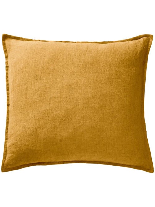 Lot de 2 taies d'oreiller "Soline" 60 x 60 cm & 50 x 70 cm "Lin lavé" - Kiabi
