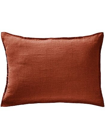 Lot de 2 taies d'oreiller "Soline" 60 x 60 cm & 50 x 70 cm "Lin lavé