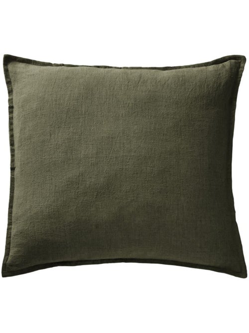 Lot de 2 taies d'oreiller "Soline" 60 x 60 cm & 50 x 70 cm "Lin lavé" - Kiabi