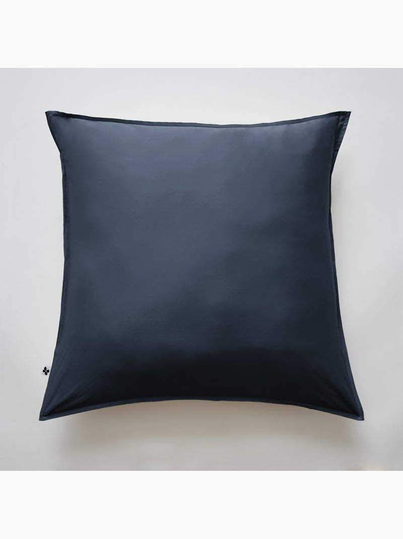Lot de 2 Taies d’oreiller – Viscose de Satin de Bambou – SALOMÉ Bleu nuit - Kiabi