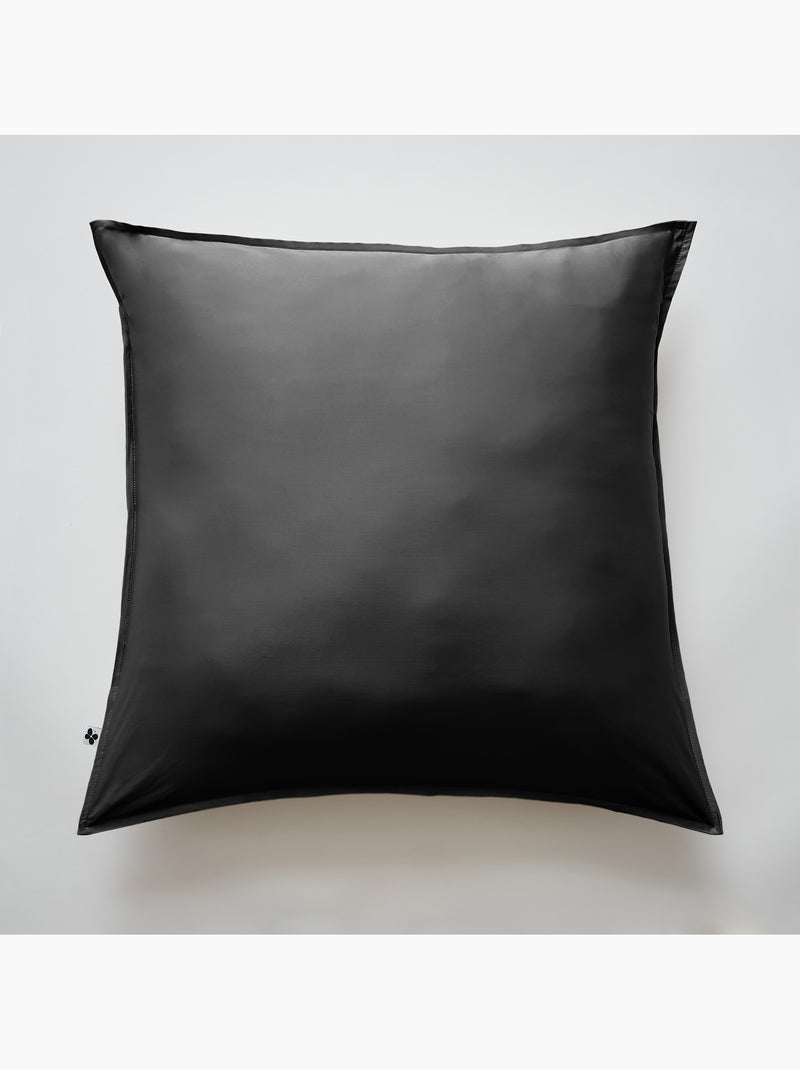 Lot de 2 Taies d’oreiller – Viscose de Satin de Bambou – SALOMÉ Noir - Kiabi