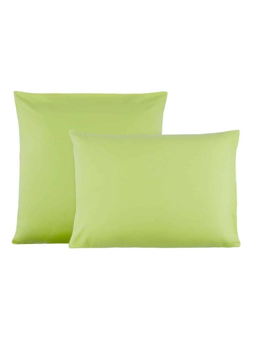 Lot de 2 taies d'oreillers coton jersey DOUCEUR - Kiabi