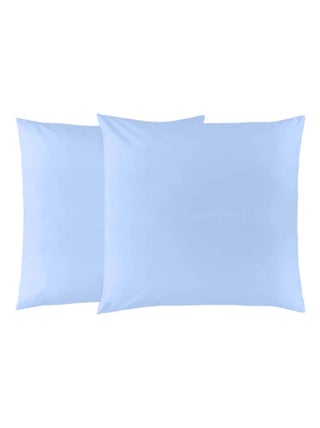 Lot de 2 taies d'oreillers coton polyester AISANCE