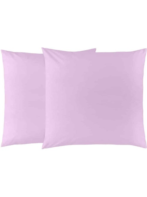 Lot de 2 taies d'oreillers coton polyester AISANCE - Kiabi