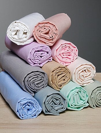 Lot de 2 taies d'oreillers coton polyester AISANCE