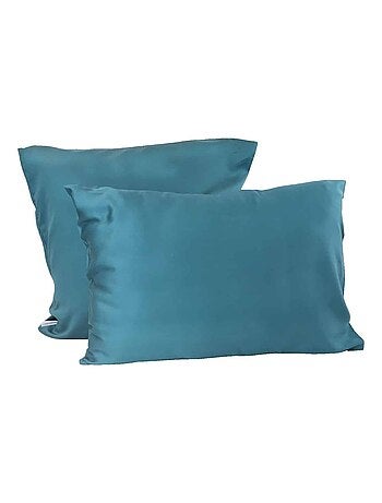 Lot de 2 taies d'oreillers lyocell 300 fils DOLCEVITA