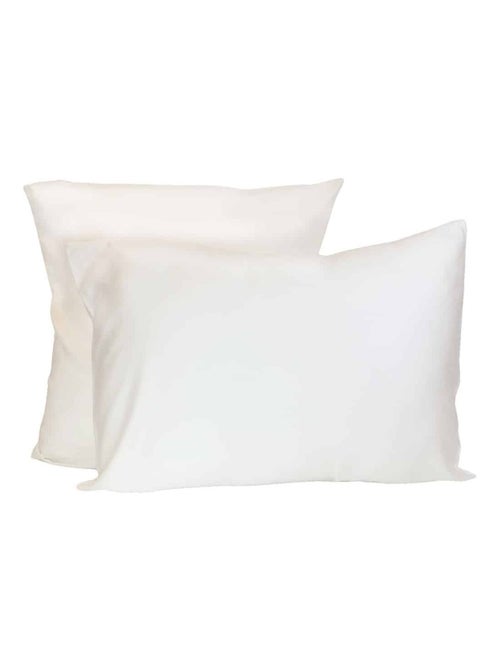 Lot de 2 taies d'oreillers lyocell 300 fils DOLCEVITA - Kiabi