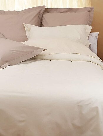 Lot de 2 taies d'oreillers percale 200 fils DESIREE