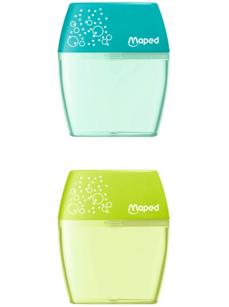 Lot de 2 taille crayons shaker 2 trous Multicolore - Kiabi
