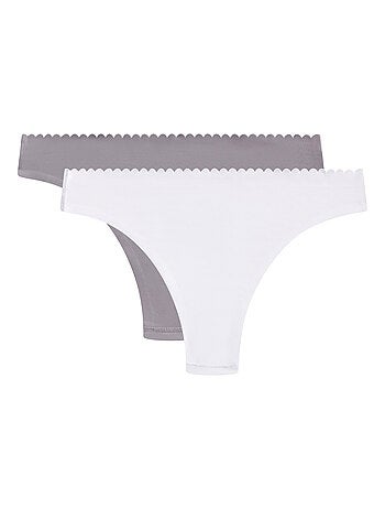 Lot de 2 tangas coton Body Touch Easy