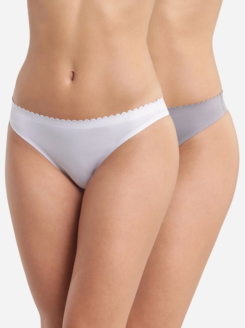 Lot de 2 tangas coton Body Touch Easy - Kiabi