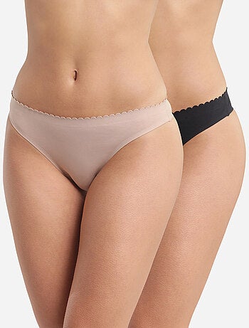 Lot de 2 tangas coton Body Touch Easy