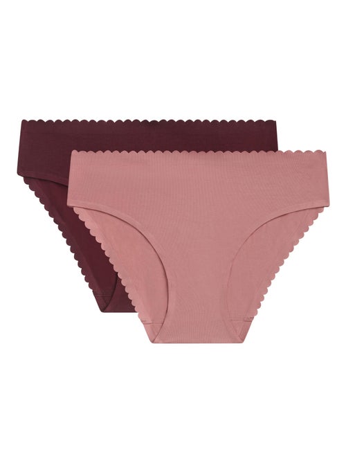 Lot de 2 tangas coton Body Touch Easy - Kiabi