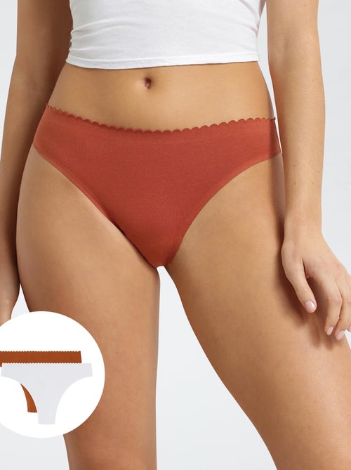 Lot de 2 tangas 'Dim' 'Body touch' - Kiabi