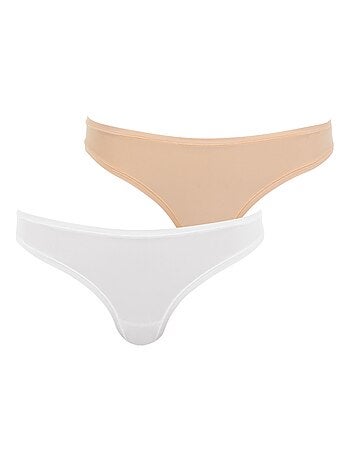 Lot de 2 tangas femme Easy Seconde Peau Athena