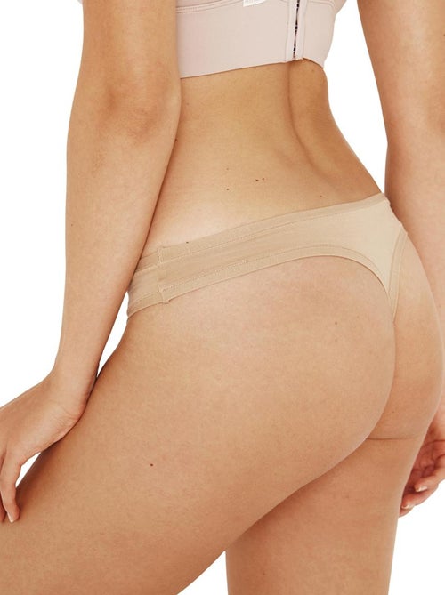 Lot de 2 tangas femme Seconde Peau - Kiabi