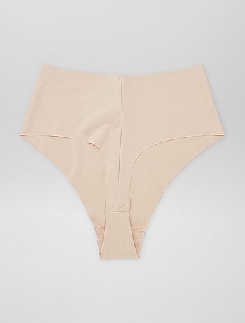 Lot de 2 tangas invisible à taille haute