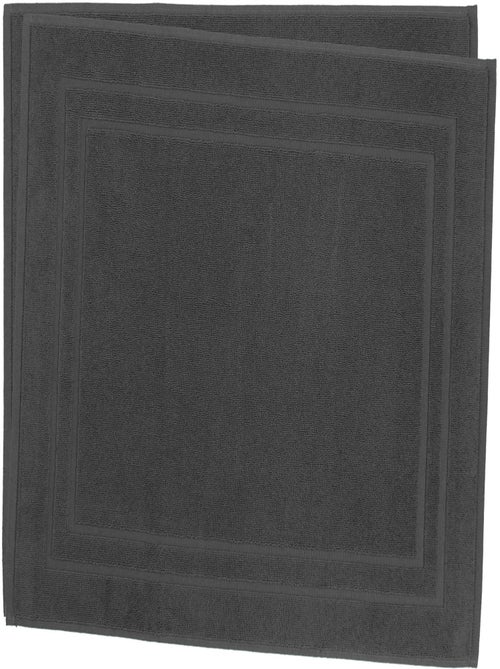 Lot de 2 Tapis de Bain 50 x 70 cm - 100% Coton - 700 gr/m2 - Kiabi
