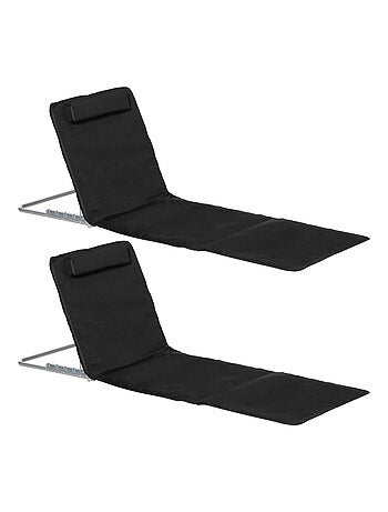 Lot de 2 tapis de plage rembourré