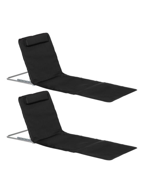 Lot de 2 tapis de plage rembourré - Kiabi