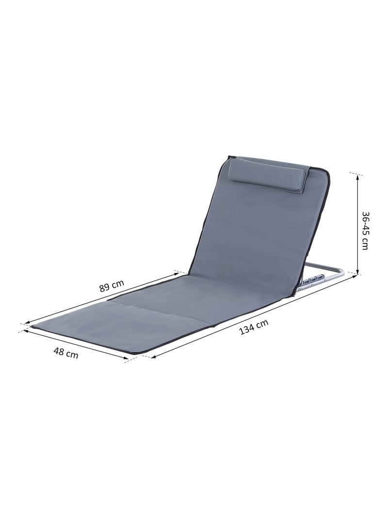 Lot de 2 tapis de plage rembourré sac Gris - Kiabi