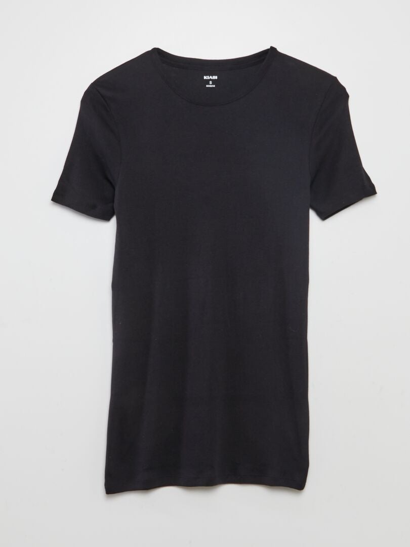 Lot De 2 T-shirts Femme - Couleur Gris Et Noir - Taille L - Occasion Très Bon état