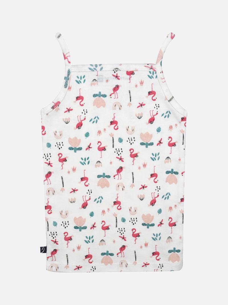 LOT DE 2 TEE SHIRT GUERLINE BEBE Blanc Rose - Kiabi