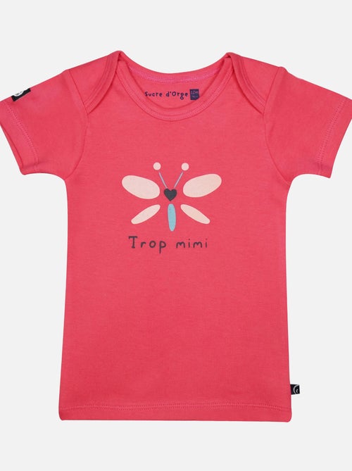 LOT DE 2 TEE SHIRT GUERLINE BEBE - Kiabi