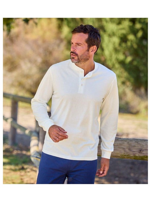 Lot de 2 Tee-Shirts à Col Tunisien Outdoor   - ATLAS FOR MEN - Kiabi
