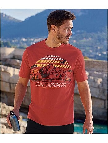 Lot de 2 Tee-Shirts Aventure - ATLAS FOR MEN