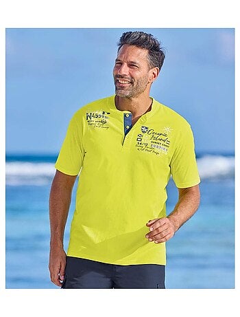 Lot de 2 Tee-Shirts Col Boutonné Tropic Cup - ATLAS FOR MEN