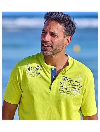 Lot de 2 Tee-Shirts Col Boutonné Tropic Cup - ATLAS FOR MEN