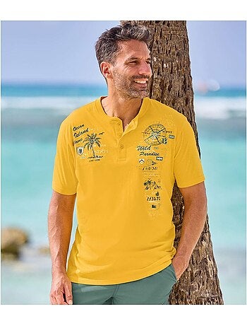 Lot de 2 tee-shirts col boutonné - atlas for men