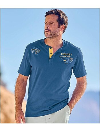 Lot de 2 tee-shirts col boutonné - atlas for men