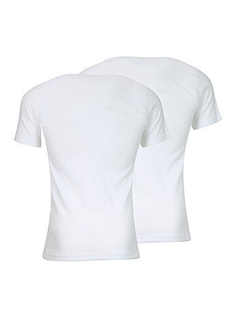 Lot de 2 tee-shirts col rond homme Coton Bio Athena