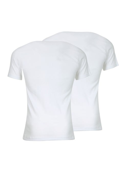 Lot de 2 tee-shirts col rond homme Coton Bio Athena - Kiabi