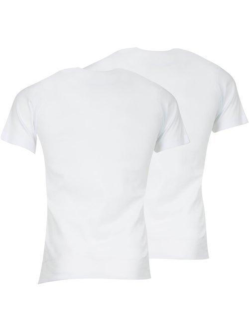 Lot de 2 tee-shirts col V homme Coton Bio Athena - Kiabi