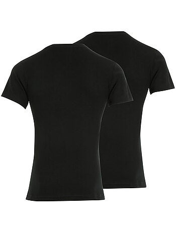 Lot de 2 tee-shirts col V homme Coton Bio Athena