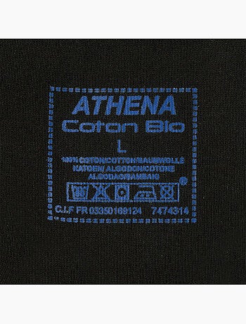Lot de 2 tee-shirts col V homme Coton Bio Athena